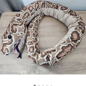 Ikea Djungelskog snake boa constrictor toy Hand Puppet Large Plush 65"